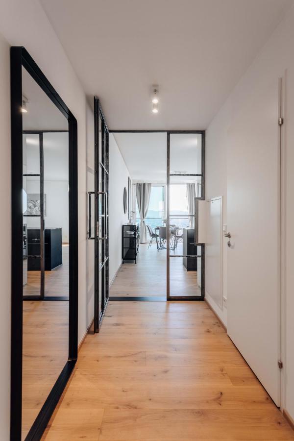Design Apartment With Amazing View Over Vienna 2 Zewnętrze zdjęcie