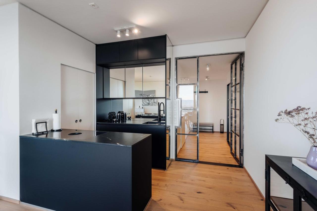 Design Apartment With Amazing View Over Vienna 2 Zewnętrze zdjęcie